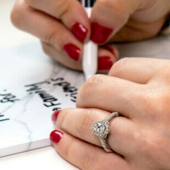 NEW Sparkling Stamped 925 silver Ring - Picture 5 of 5